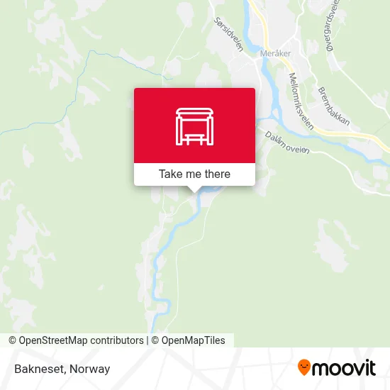 Bakneset map
