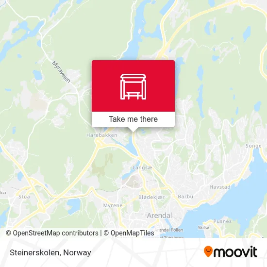Steinerskolen map