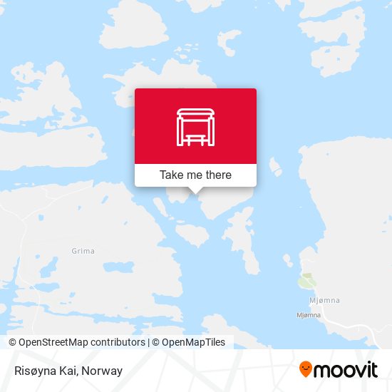 Risøyna Kai map