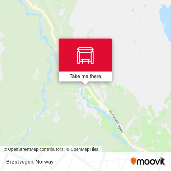 Brøstvegen map