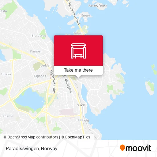 Paradissvingen map