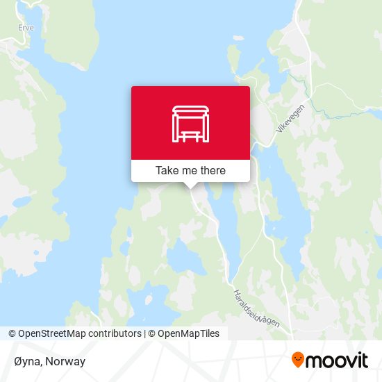 Øyna map