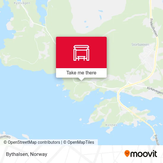 Bythalsen map