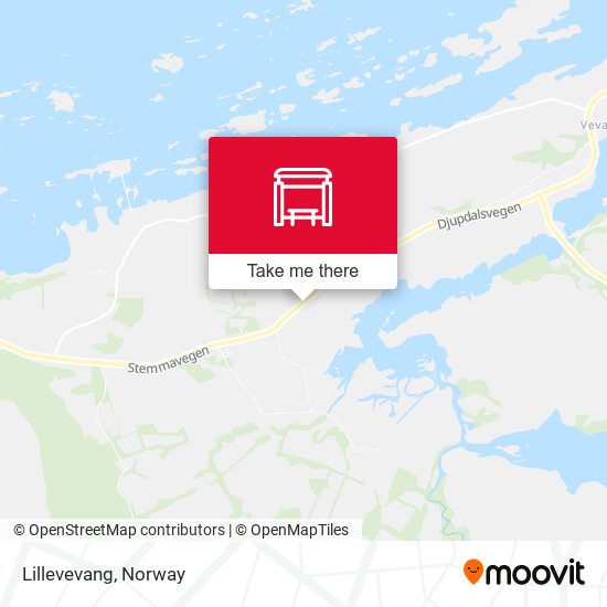 Lillevevang map