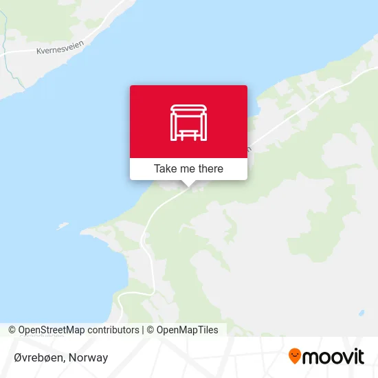 Øvrebøen map