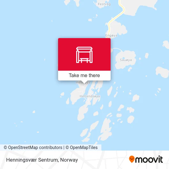 Henningsvær Sentrum map