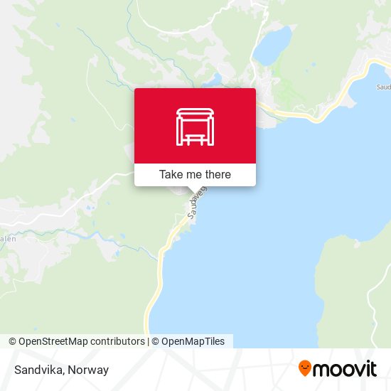 Sandvika map