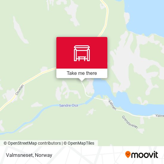 Valmsneset map