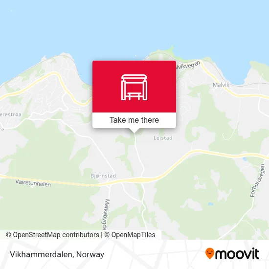 Vikhammerdalen map