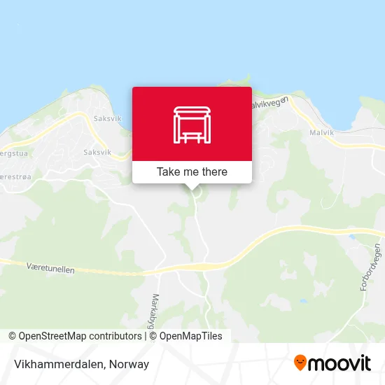 Vikhammerdalen map