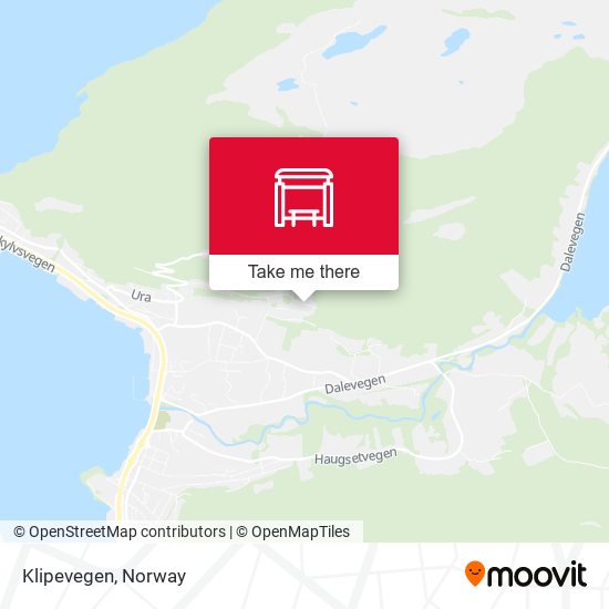 Klipevegen map