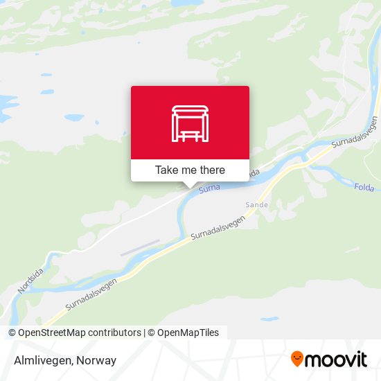 Almlivegen map