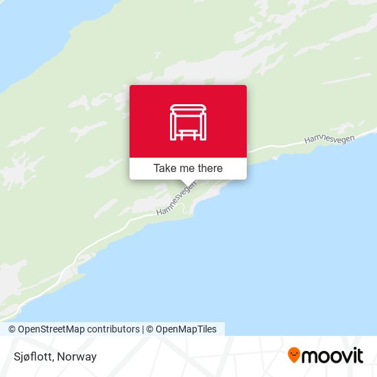 Sjøflott map