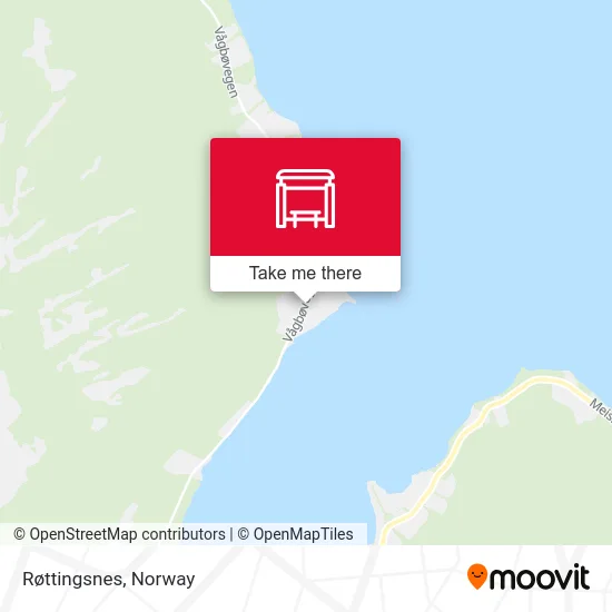 Røttingsnes map
