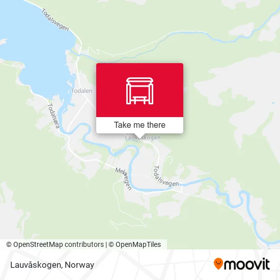 Lauvåskogen map