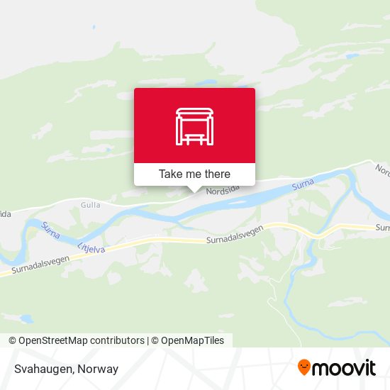 Svahaugen map