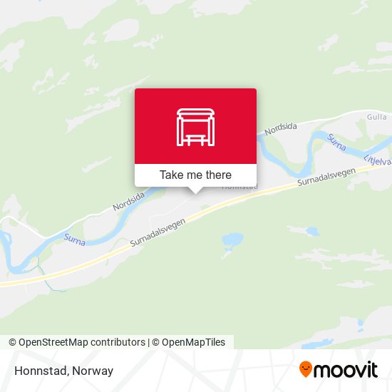 Honnstad map