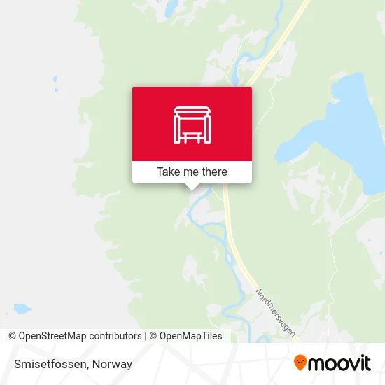 Smisetfossen map