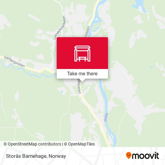 Storås Barnehage map