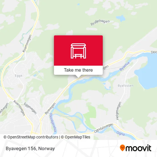 Byavegen 156 map