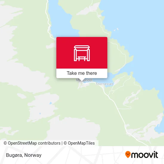 Bugøra map