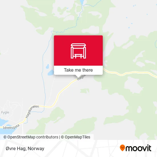 Øvre Hag map