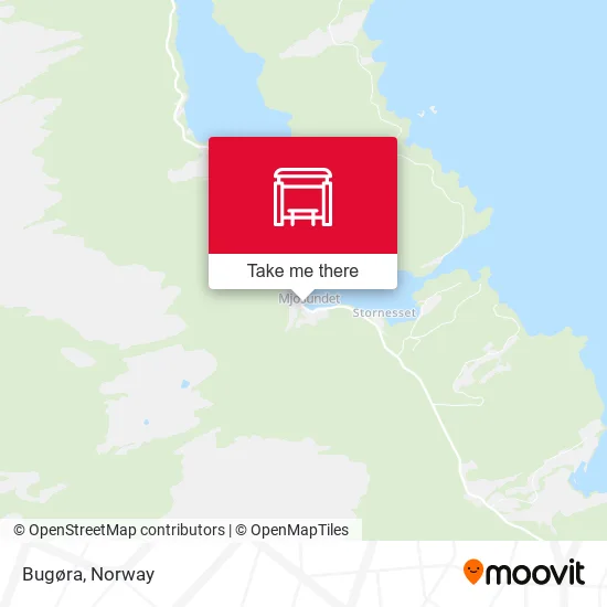 Bugøra map