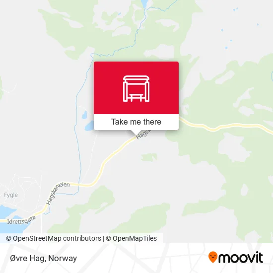 Øvre Hag map