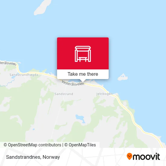 Sandstrandnes map