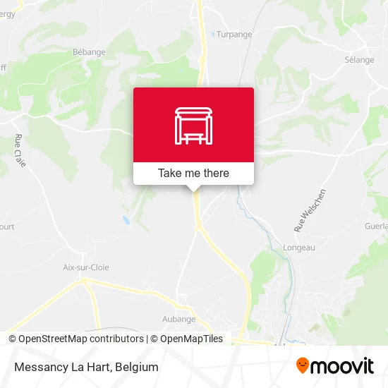 Messancy La Hart map