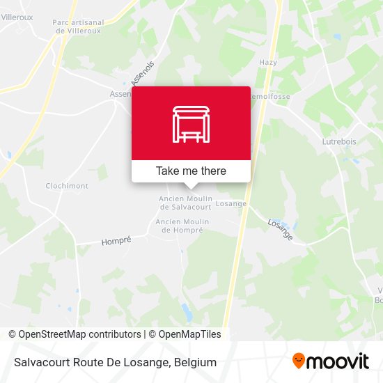 Salvacourt Route De Losange map