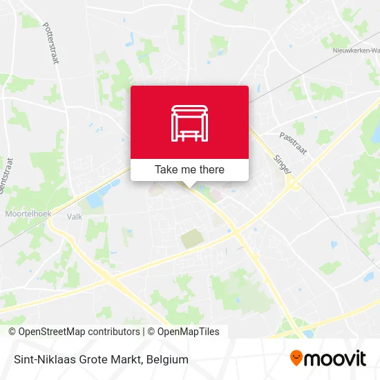 Sint-Niklaas Grote Markt map