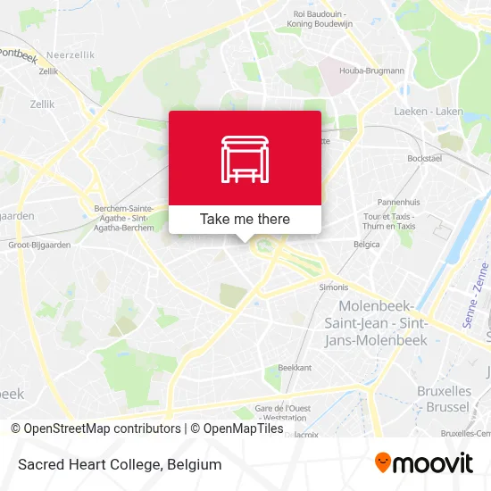 Sacred Heart College map