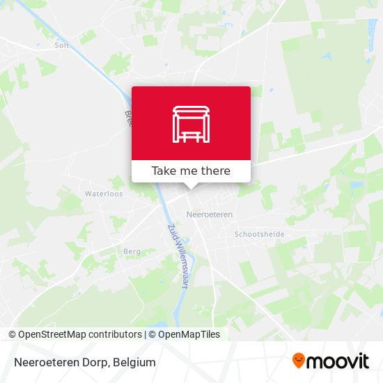 Neeroeteren Dorp map