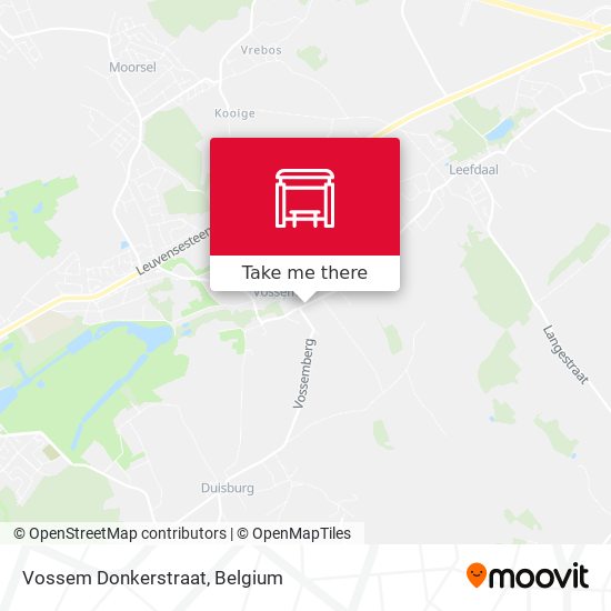 Vossem Donkerstraat map