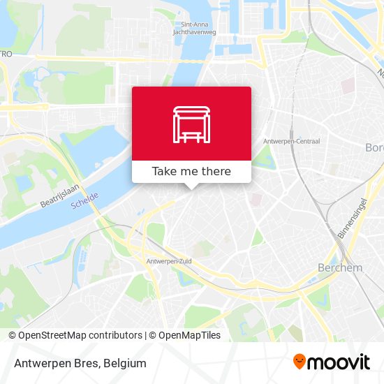Antwerpen Bres map