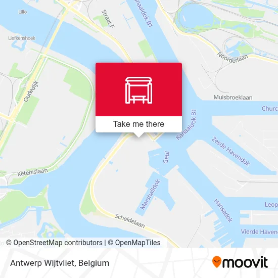 Antwerpen Wijtvliet plan