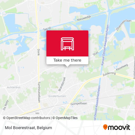 Mol Boerestraat map