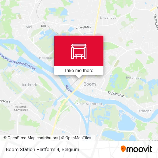 Boom Station Platform 4 map