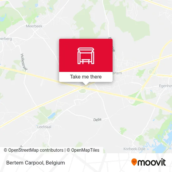Bertem Carpool map