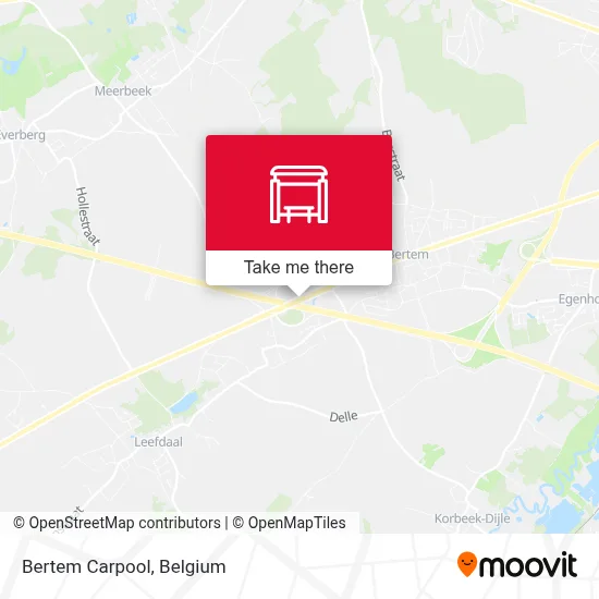 Bertem Carpool map