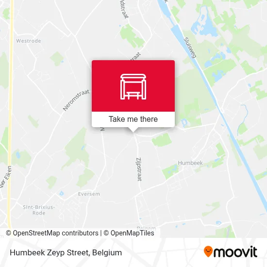 Humbeek Zeyp Street map