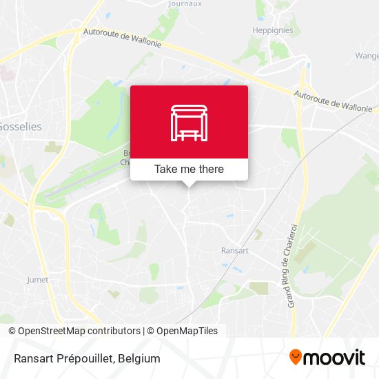 Ransart Prépouillet map