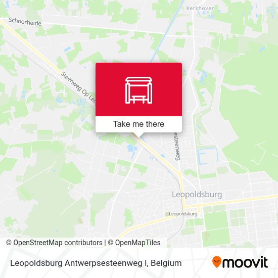 Leopoldsburg Antwerpsesteenweg I map