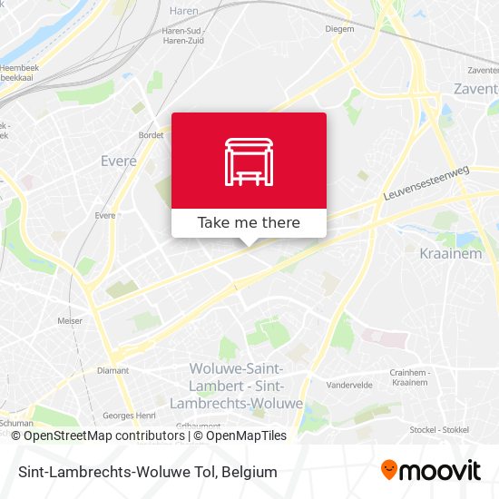 Sint-Lambrechts-Woluwe Tol plan