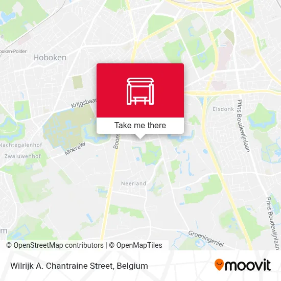 Wilrijk A. Chantraine Street map