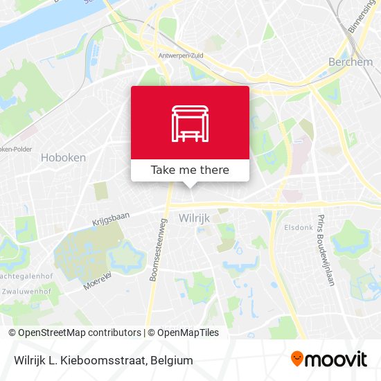 Wilrijk L. Kieboomsstraat map
