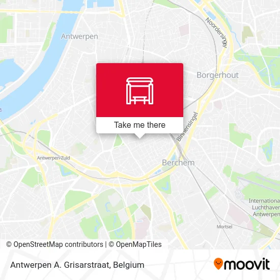 Antwerpen A. Grisarstraat plan