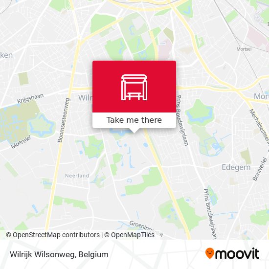 Wilrijk Wilsonweg map