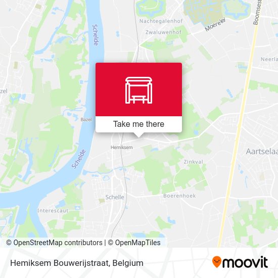 Hemiksem Bouwerijstraat plan